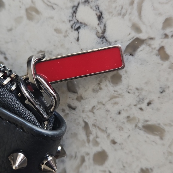 Christian Louboutin Black Wallet with Silver And Gold Studs - Picture 12 of 17